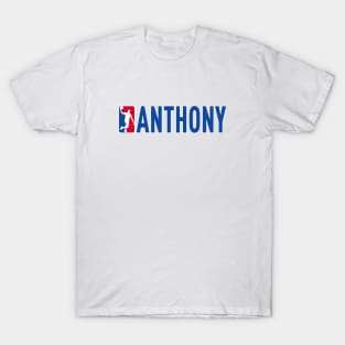 Anthony NBA Basketball Custom Player Your Name T-Shirt T-Shirt